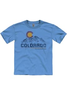 Colorado Youth Blue Ascending Short Sleeve T-Shirt
