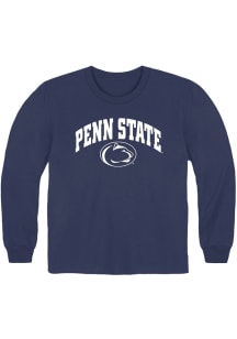 Penn State Nittany Lions Mens Navy Blue  Long Sleeve Crew Sweatshirt