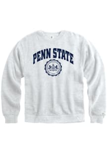 Penn State Nittany Lions Mens Grey Heather  Long Sleeve Crew Sweatshirt
