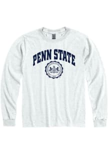 Penn State Nittany Lions Ash Arch Name Seal Long Sleeve T Shirt