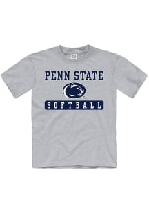 Penn State Nittany Lions Youth Grey  Short Sleeve T-Shirt