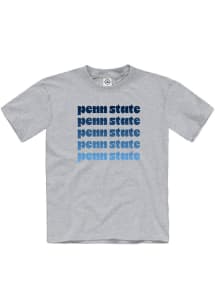 Penn State Nittany Lions Youth Grey  Short Sleeve T-Shirt