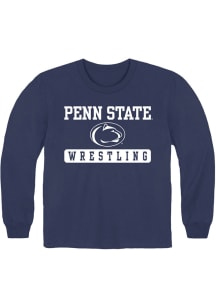 Penn State Nittany Lions Youth Navy Blue Wrestling Long Sleeve Hoodie
