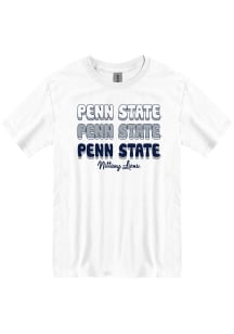 Penn State Nittany Lions Womens White School Stack Short Sleeve T-Shirt