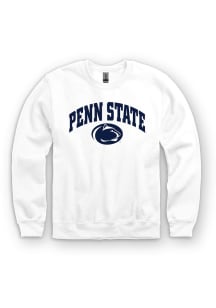 Penn State Nittany Lions Mens White  Long Sleeve Crew Sweatshirt