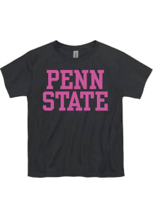 Penn State Nittany Lions Youth Black  Short Sleeve T-Shirt