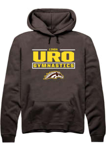 Linda Uro Western Michigan Broncos Mens Brown NIL Stacked Box Player Hood