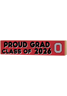 KH Sports Fan Ohio State Buckeyes Class of 2026 Block Sign - Red
