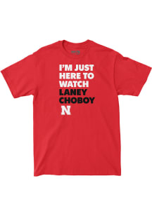 Laney Choboy Nebraska Cornhuskers Youth Red Game Day Tee Fashion Player Tee
