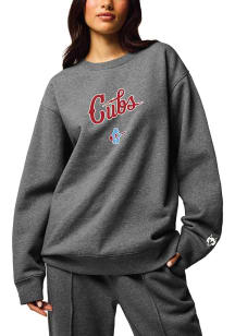 Greyson Chicago Cubs Womens Grey Heather Aspen Crew Sweatshirt