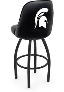 Michigan State Spartans Padded Swivel Pub Stool - Black