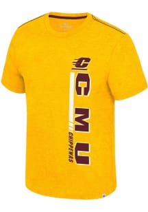 Colosseum Central Michigan Chippewas Gold Gom Jabbar Short Sleeve T Shirt