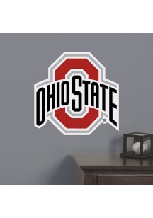 Ohio State Buckeyes Athletic O Auto Decal - Red