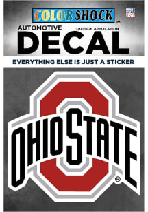 Ohio State Buckeyes Regular Athletic O Auto Decal - Red