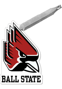 Ball State Cardinals Mascot Ornament - Red