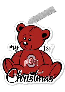 Ohio State Buckeyes My 1st Christmas Ornament - Red
