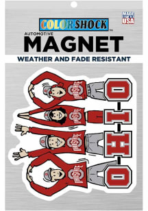 Ohio State Buckeyes Athletic Cheering Fans Magnet