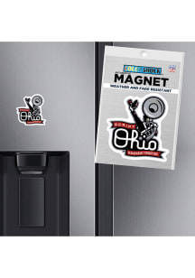 Ohio State Buckeyes Script Sousaphone Magnet