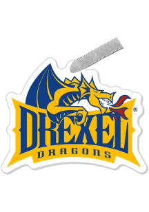 Drexel Dragons Mascot Ornament - Navy Blue