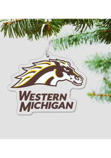 Western Michigan Broncos Mascot Ornament - Brown