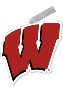 Wisconsin Badgers Team Logo Ornament - Red