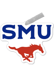 SMU Mustangs Logo Ornament - Blue