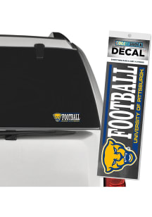 Pitt Panthers Football Auto Decal - Yellow