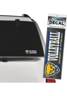 Pitt Panthers Volleyball Auto Decal - Yellow