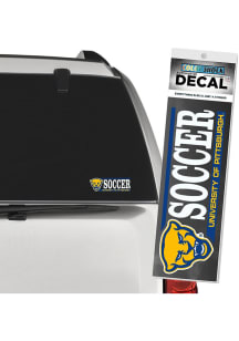 Pitt Panthers Baseball Auto Decal - Yellow