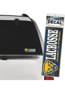 Pitt Panthers Lacrosse Auto Decal - Yellow