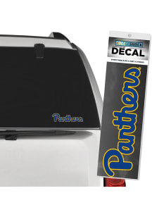 Pitt Panthers Alt Logo Auto Decal - Gold