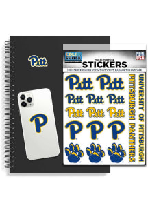 Pitt Panthers Sheet Stickers - Yellow