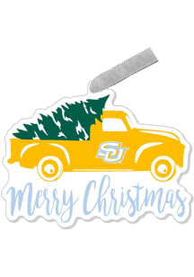 Southern University Jaguars Truck with Tree Ornament - Blue