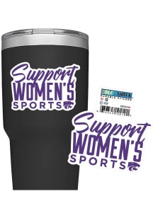 K-State Wildcats Support Womens Sports Stickers - Purple