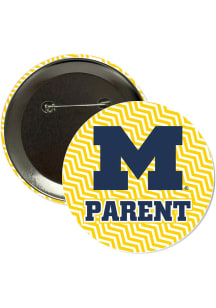 Michigan Wolverines Parent 3in Button - Blue