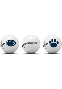 Penn State Nittany Lions 3 Pack Golf Balls