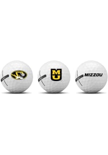 Missouri Tigers 3 Pack Golf Balls