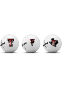 Texas Tech Red Raiders 3 Pack Golf Balls