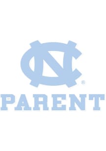 North Carolina Tar Heels Parent Auto Decal - Light Blue