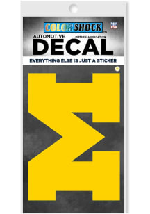 Michigan Wolverines Main Mark Auto Decal - Blue