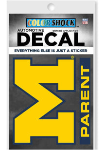 Michigan Wolverines Parent Auto Decal - Blue