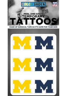 Michigan Wolverines Mini Mini Tattoo