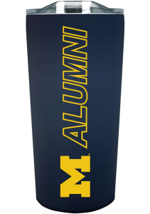 Michigan Wolverines 18oz Soft Touch Alumni Stainless Steel Tumbler - Navy Blue