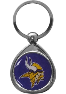 Minnesota Vikings Chrome Keychain - Silver
