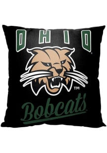 Ohio Bobcats 18x18 Throw Pillow - Black