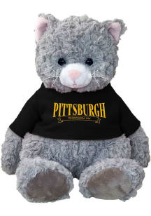 Pittsburgh Cat 9" Plush - Black