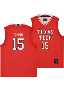 JT Toppin    Texas Tech Red Raiders Red NIL Player Jersey Jersey