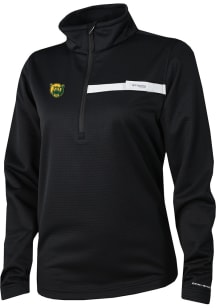Columbia Baylor Bears Womens Black Heat Seal Skiff Guide Fleece Qtr Zip