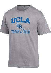 Champion UCLA Bruins Grey Track & Field Icon Jersey Short Sleeve T Shirt