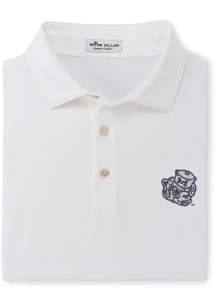 Peter Millar Michigan Wolverines Mens White Performance Jersey POLO Short Sleeve Fashion Polo